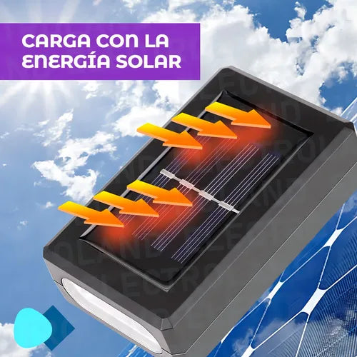 Aplique Solar de pared luz bidireccional