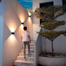 Aplique Solar de pared luz bidireccional