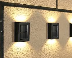 Aplique Solar de pared luz bidireccional