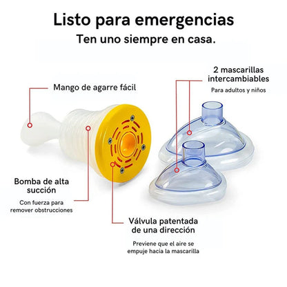 Kit Dispositivo Emergencia ASFIXIA